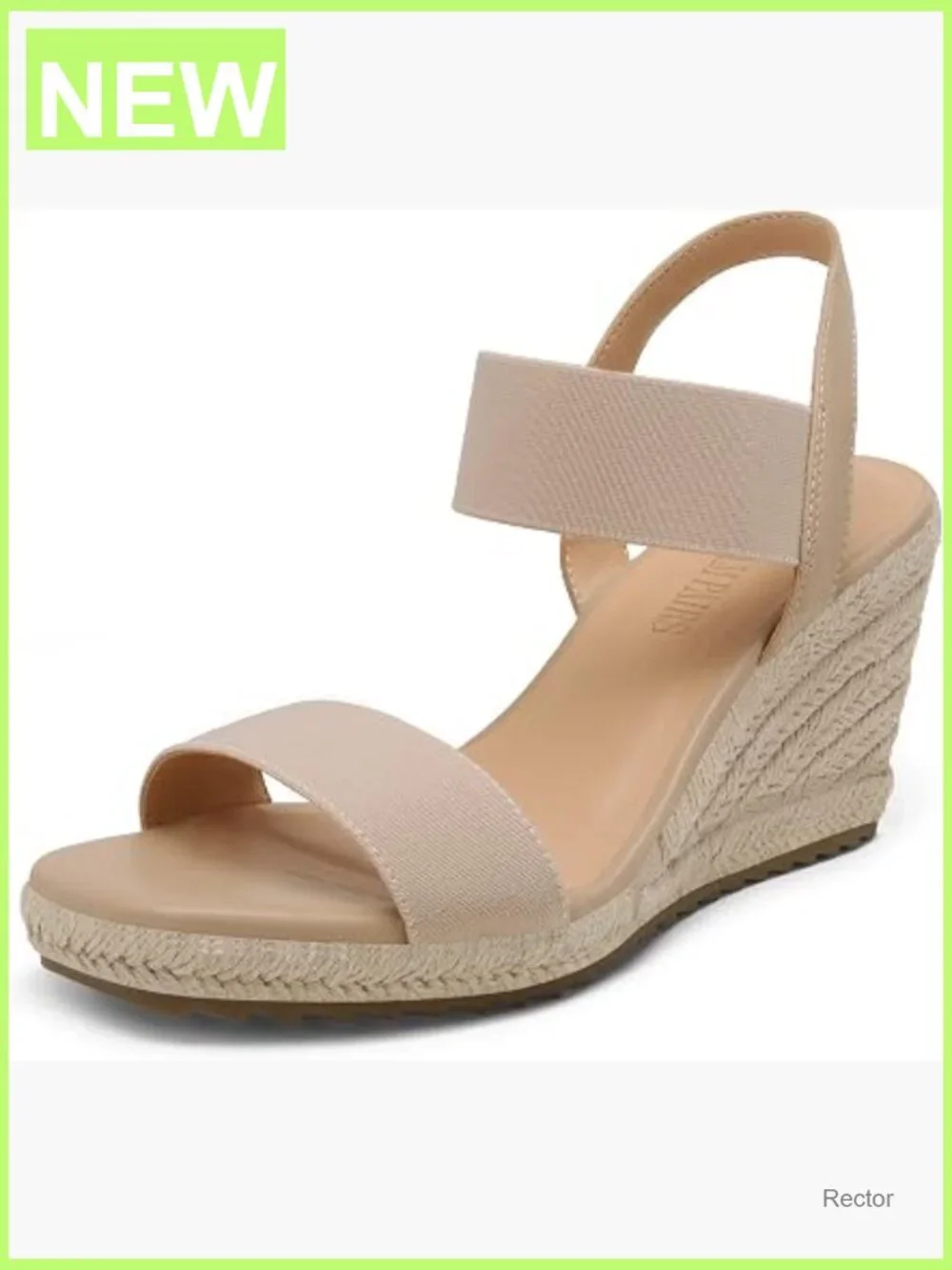 Open Toe Espadrilles Platform Wedge Sandals Slip On Ankle Strap